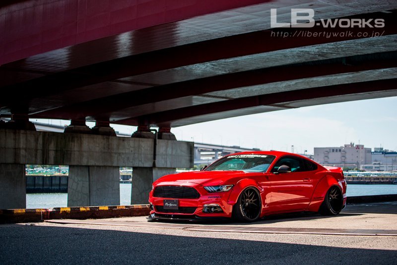 Liberty Walk раскрыли подробности о своём новом Ford Mustang » Автомобили и тюнинг
