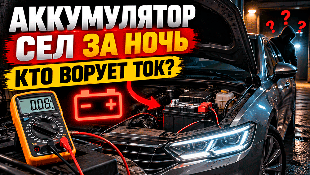 Аккумулятор сел за одну ночь – как найти, кто ворует электричество Аккумулятор сел за одну ночь – как найти, кто ворует электричество