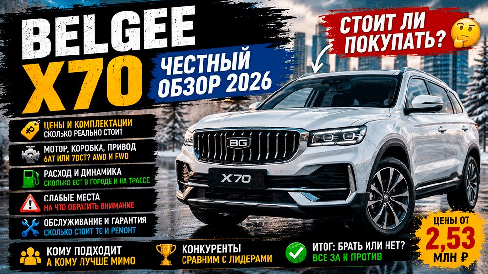 Belgee X70 – честный обзор цены, комплектации, расход, слабые места и стоит ли покупать Belgee X70 – честный обзор цены, комплектации, расход, слабые места и стоит ли покупать