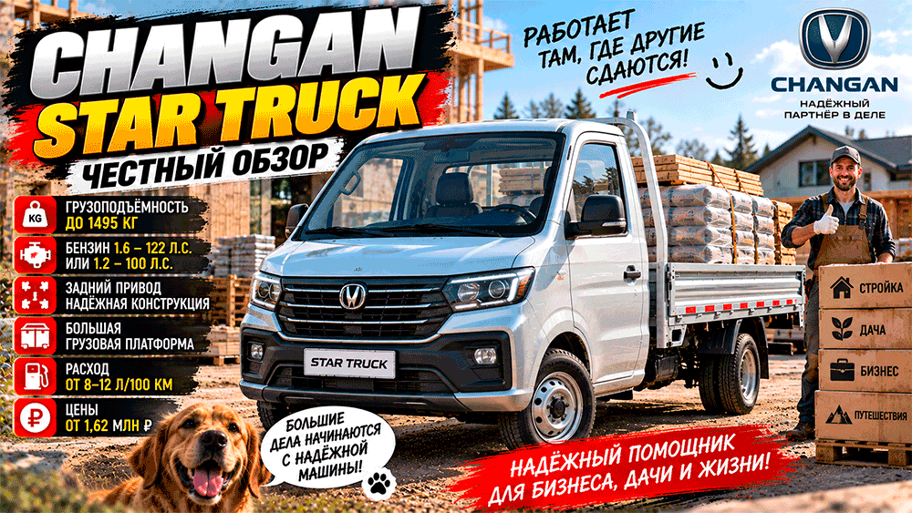 CHANGAN Star Truck – честный обзор цены, версии, грузоподъёмность, расход, слабые места, конкуренты и стоит ли покупать CHANGAN Star Truck – честный обзор цены, версии, грузоподъёмность, расход, слабые места, конкуренты и стоит ли покупать