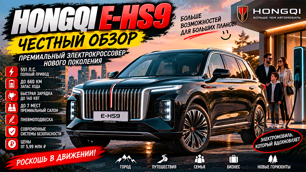 HONGQI E-HS9 – честный обзор цены, характеристики, батарея, запас хода, зарядка, слабые места, конкуренты и стоит ли покупать HONGQI E-HS9 – честный обзор цены, характеристики, батарея, запас хода, зарядка, слабые места, конкуренты и стоит ли покупать