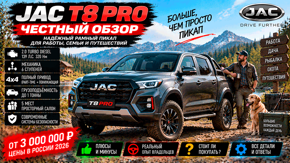 JAC T8 PRO – честный обзор цены, характеристики, комплектации, расход, слабые места, конкуренты и стоит ли покупать JAC T8 PRO – честный обзор цены, характеристики, комплектации, расход, слабые места, конкуренты и стоит ли покупать