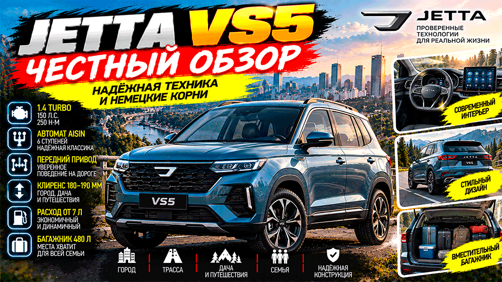 Jetta VS5 – честный обзор цены, характеристики, комплектации, расход, слабые места, конкуренты и стоит ли покупать
