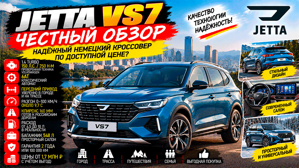 Jetta VS7 – честный обзор цены, характеристики, комплектации, расход, слабые места, конкуренты и стоит ли покупать Jetta VS7 – честный обзор цены, характеристики, комплектации, расход, слабые места, конкуренты и стоит ли покупать