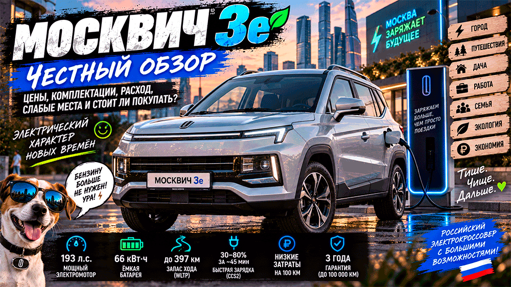 Москвич 3е – честный обзор цены, комплектации, расход, слабые места и стоит ли покупать