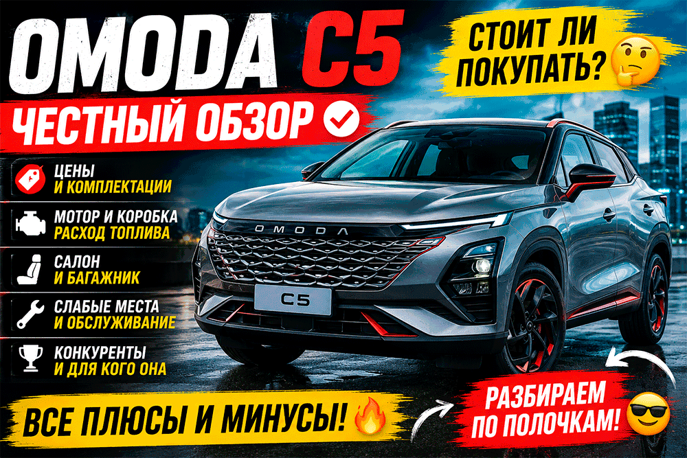 OMODA C5 – честный обзор цены, комплектации, расход, слабые места и стоит ли покупать OMODA C5 – честный обзор цены, комплектации, расход, слабые места и стоит ли покупать