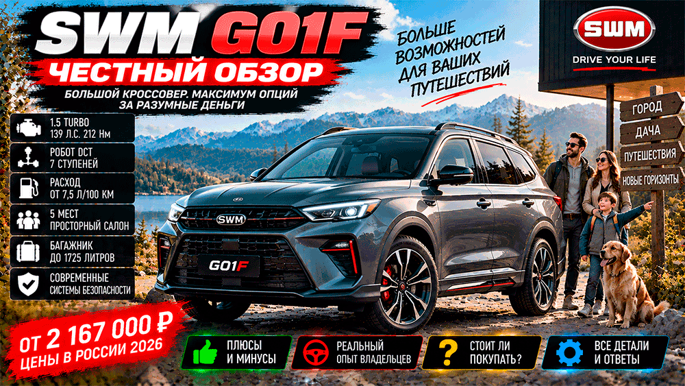 SWM G01F – честный обзор цены, характеристики, комплектации, расход, слабые места, конкуренты и стоит ли покупать