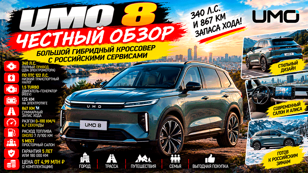UMO 8 – честный обзор цены, характеристики, запас хода, комплектации, слабые места, конкуренты и стоит ли покупать UMO 8 – честный обзор цены, характеристики, запас хода, комплектации, слабые места, конкуренты и стоит ли покупать