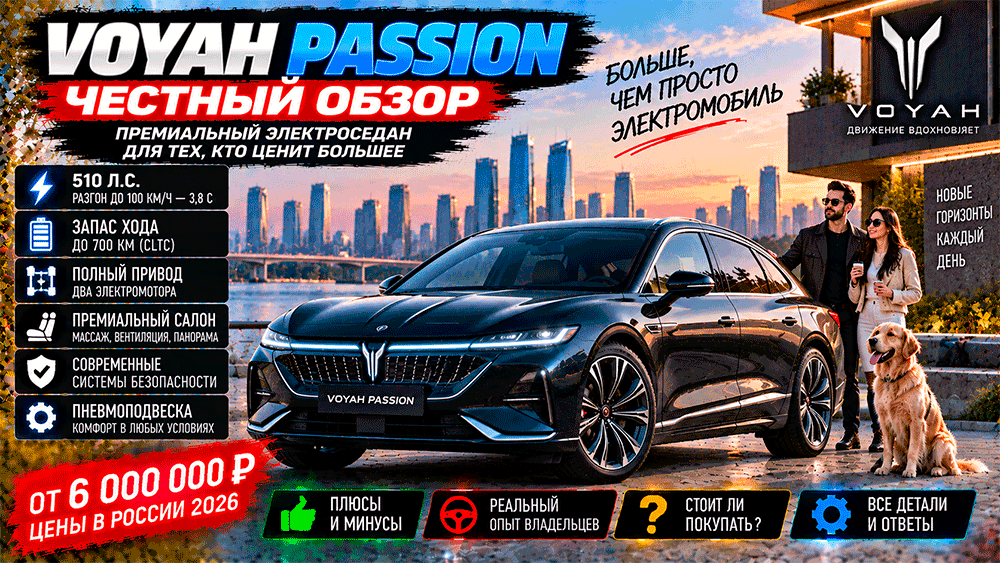 VOYAH PASSION – честный обзор цены, характеристики, комплектации, расход, слабые места, конкуренты и стоит ли покупать VOYAH PASSION – честный обзор цены, характеристики, комплектации, расход, слабые места, конкуренты и стоит ли покупать