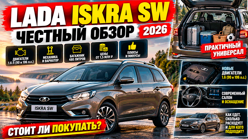 LADA Iskra SW 2026 – честный обзор цены, характеристик, комплектации, расхода, слабых мест, конкурентов и стоит ли покупать LADA Iskra SW 2026 – честный обзор цены, характеристик, комплектации, расхода, слабых мест, конкурентов и стоит ли покупать