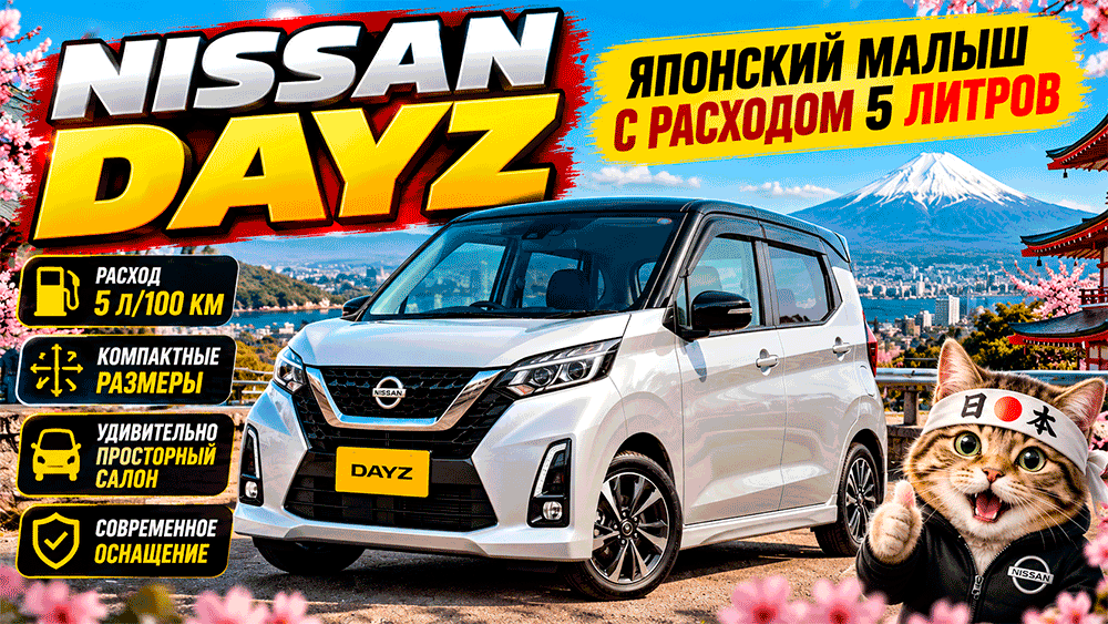 Nissan Dayz – японский малыш с расходом около 5 л и стоит ли покупать кей-кар с мотором 660 кубиков в России Nissan Dayz – японский малыш с расходом около 5 л и стоит ли покупать кей-кар с мотором 660 кубиков в России